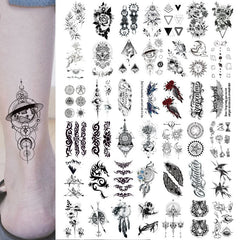 Waterproof Small Fresh Tattoo Stickers Butterfly Flower Temporary Sleeve Tattoo Waterproof Sexy Body Art Fashion