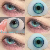 YICKYUE 1 Year 2Pcs Cosplay Colored Contact Lenses Myopia Anime Cyber Pink Color Contacts with Power Foggy Red New colored pupil