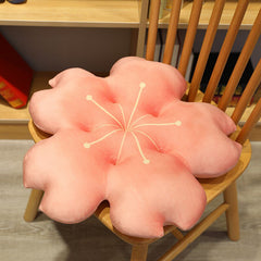 Kawaii Cherry Sofa Decorative Cushions Plush Soft Flower Back Pillow Home Office Cute Chair Sitting Cushion Gift For Girl Women
