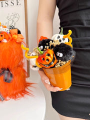 YICKYUE - Halloween Pumpkin Monster Candy Doll Cartoon Bouquet For Boys Girls Girlfriends Children Creative Funny Gifts Home Decorations