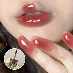 YICKYUE - Ice Night Mirror Lip Glaze Sexy Jelly Lip Gloss Moisturizing and Moisturizing Lip Film Forming Quickly Korean Cosmetics