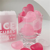 1 Box Love Heart Ice Cubes Food Grade PE Ice Stones Reusable Ice Cube Cooler Juice Bar Wine Cooler Party Wedding Gift