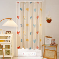 YanYangTian Thicker Velcro Door curtain ark curtain blackout shade Bedroom Partition space kitchen living room decoration