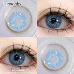 YICKYUE - 1Pair Color Contact Lenses for Eyes Korean Natural Green Lenses Big Eyes Pupils Cosmetic Contact Lenses Free Shipping