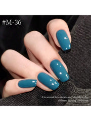YICKYUE - 6pcs/Set 15ml Gel Nail Polish Set Fall Shine Finish Semi Permanent Glitter Sequins Nail Polish Set Kit Soak Off Uv Varnish Nail