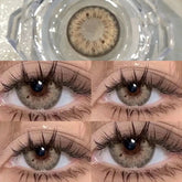 YICKYUE - 1 Pair Colored Contact Lenses for Eyes Brown Iris Lenses Soft Natural Yearly Color Blue Eyes Beauty Pupil Free Shipping