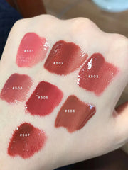 YICKYUE - Gogotales Mirror Water Lip Glaze Lipstick Hydrating Sheer Lipstick for Women Long Lasting Non-Stick Nude Lip Cosmetics Lip Tint