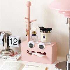YICKYUE - Creative Tissue Box Jewelry Rack Cute Exquisite Storage Box Home Decor Livingroom Ornaments Wooden Key Sundries Finishing Rack