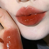 YICKYUE - Shiny Mirror Lip Glaze Watery Lip Gloss Waterproof Lasting Glitter Transparent Jelly Liquid Lipstick Womon Makeup Lips Cosmetic