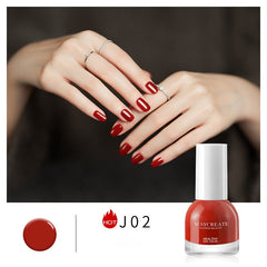 Normal Nail Polishes Without Lamp Quick Drying Nail Art Tearable Glitter Sequins Matte Water-based Nail Polish for Manicure New