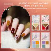 3/4 Color Solid Cream Gel Nail Polish Soak Off UV LED Semi-Permanent Canned Gel Painting Nail Art DIY Nail Kit Korea Manicure