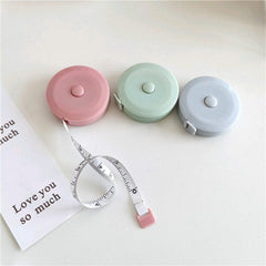 Multi-color simple tape measure, soft ruler, measure your waist, mini leather tape measure
