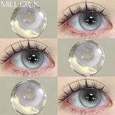 2PCS Korean Color Contact Lenses Graduated Contact Lens Natural Contacts Colored Pupils for Natural Effect Eye Yearly