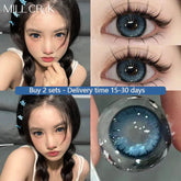 YICKYUE - 1 Pair Korean Colored Contact Lenses for Eyes with Degree Myopia Lenses High Quality Round Soft Lenses Free Shipping