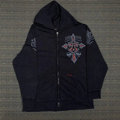 Hearujoy Men Slipknots Hoodie Sweatshirts Y2k Outerwear Heavy Metal Coat Hooded Streetwear Goldorak Anime Outerwear korean Harajuku