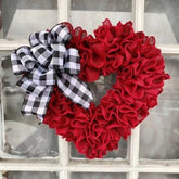 YICKYUE - Door decoration fabric Valentine's Day garland peach heart wall hanging holiday arrangement Valentine's Day decorations