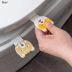 Boxi Creative Portable Toilet Lid Device Toilet Set Potty Ring Handle Home Bath Bathroom Products WC Toilet Cover Accessories