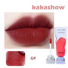 Korean Style Lip Glaze Ice Lip Tint Makeup Cosmetic Moisturizing Lip Lipstick Waterproof Lasting Gloss Charming Liquid Lipstick