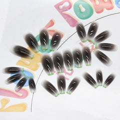 24Pcs Artificial Square Head Press on Fake Nails Super Long Ballet Nail Piece Wearing Reusable Seamless Removable False Nails