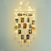 Photo Display Macrame Wall Hanging Hanging Wall Pictures Boho Home Decor Kids Baby Room Decoration Gift Friend And Family