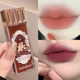 Yickyue Cloud Bear Matte Liquid Lipstick Velvet Nude Red Lip Gloss Long Lasting Non-stick Cup Lip Mud Tint Cream Makeup Cosmetics