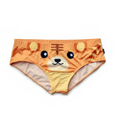 Hearujoy Men's Underwear Underpants Gay Ropa Interior Hombre Cuecas Masculinas Cute Cartoon Underwear Thin Low-Rise Sissy Calzoncillos