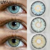 YICKYUE - Color Contact Lenses Big Eyes Black Lens Makeup Colorcon Siri Serie Fashion Natural Lens OMG Brown Lens Beauty Blue Lens