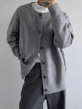 HEARUJOY - Autumn Winter Lazy Sle Soft Woolen Camere Knitted Sweater Men's Korean Version High-End Feeling Open Cardigan Outerwear