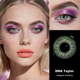 YICKYUE - 1 Pair Prescription Soft Colored Contact Lenses, Natural Pupil Effect, for Daily Beauty, Office, Commute, Dating & Casual Outing