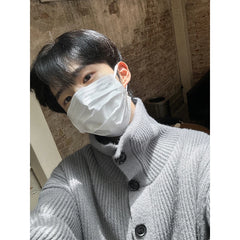 Hearujoy Winter Sweater Men Warm Fashion Cardigan Sweater Men Streetwear Korean Loose Long Sleeved Sweater Mens Jumper Clothes M-3XL