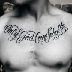 YICKYUE - Herbal Temporary Tattoos for Men Women Chest Lasting Sexy English Letters Stickers Waterproof Fake Tattoo Sticker Art Tattoos