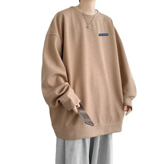 HEARUJOY - Men's Oversized Hoodie White Unisex Autumn Waffle Hoodies Over Size for Men Letter Print 5XL Casual Wear Hoody Male Sweatshirt