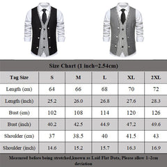 HEARUJOY - Fashion Business Vests Men's Suit Waistcoat Regular Length Garment Spring Autumn Fashion V Neck Sleeveless Plaid Pattern For Men