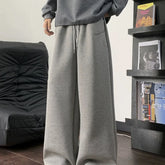 HEARUJOY - High-end Straight-leg Trousers for Men's Spring American Fashion Brand Casual Floor Trousers High Street Versatile Loose