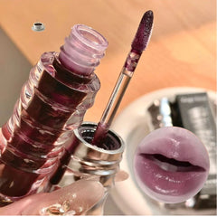 YICKYUE - Fashion Shell Lip Gloss Long-lasting Hydrating Jelly Lip Oil Waterproof Non-fading Mirror Shimmer Blue Almond Lip Gloss Cosmetic