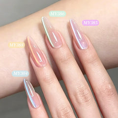 YICKYUE - 10ml Aurora Water Light Cat Magnetic Gel Polish Colored Crystal Varnish Soak Off UV LED Long-Lasting Manicure