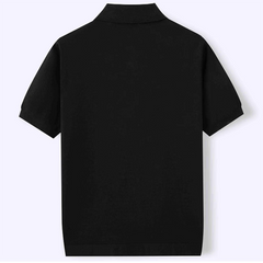 HEARUJOY - Summer New Men's Short-Sleeved Jacquard Cardigan Knitted Shirt Retro Fashion Trend Casual Loose Breathable Niche Men's Tops