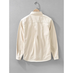 HEARUJOY - New Printed Casual Long Sleeve Men Shirt Stylish Spring Fashion Trendy Loose Fit Comfortable