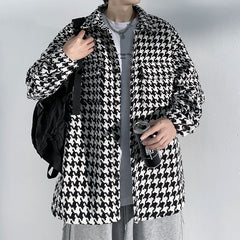 Hearujoy Spring Autumn Premium Heavy Shirts Men Solid Loose Long Sleeve Women's jacket Hip Hop Thick Korean Casual Woolen Coat New