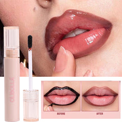YICKYUE - Peel Off Lip Stain Reveal Long Lasting Waterproof Matte Lip Contour Tint Transfer Proof Non-stick Cup Plump Look Lip Gloss