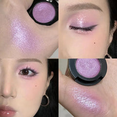 YICKYUE - Monochrome Matte Brown Eyeshadow Makeup Waterproof Lasting Shiny Green Eye Makeup Natural Brighten Eyeshadow Highlighter Palette