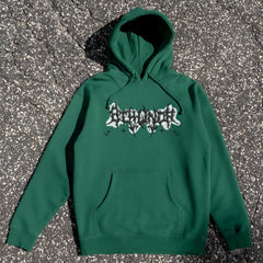 Hearujoy American Simple Goth Eyes Hand-painted Style Printed Green Hoodie Women's Spring Trend Y2K Hip-hop Street Sports Pullover