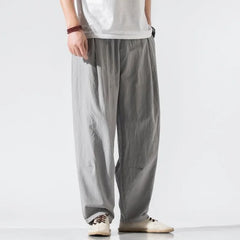 Hearujoy Slim Fit Cotton Linen Baggy Harem Trousers for Men Loose Casual Cargo Pants Man Hip Hop Y2k New In Aesthetic Free Shipping Trend