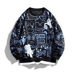 HEARUJOY - Spring Autumn Men Sweatshirts Casual Korean Style Long Sleeve Shirts Male Hoodies Round Neck Unisex Pullovers