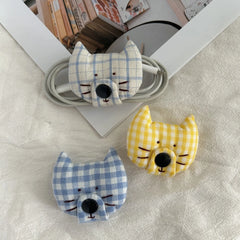 YICKYUE - New Puppy Shape Data Cable Organiser Clip Headphone Cable Organiser Charging Cable Binding Strap Fabric Storage Box Supplies