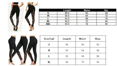 HEARUJOY - Sexy High Waist Bla Lace Leggings Floral Print Women's Ladies Faionable Trousers for Autumn Season Other Material 00%