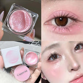 YICKYUE - Pink Glitter Highlighter Gel Waterproof Pearlescent Purple Gray Diamond Brighten Lying Silkworm Eyeshadow Liquid Facial Makeup