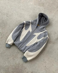 Hearujoy Hip hop punk street wear men zipper hoodie matching color patterned jacket Harajuku Gothic retro trend women sweatshirt