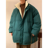 HEARUJOY - Men Harajuku Warm Bubble Coat Winter Jacket Stand Collar Oversize Parkas Korean Style Male Padded Coat Korean Puffer Jackets