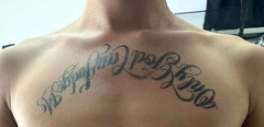 YICKYUE - Herbal Temporary Tattoos for Men Women Chest Lasting Sexy English Letters Stickers Waterproof Fake Tattoo Sticker Art Tattoos